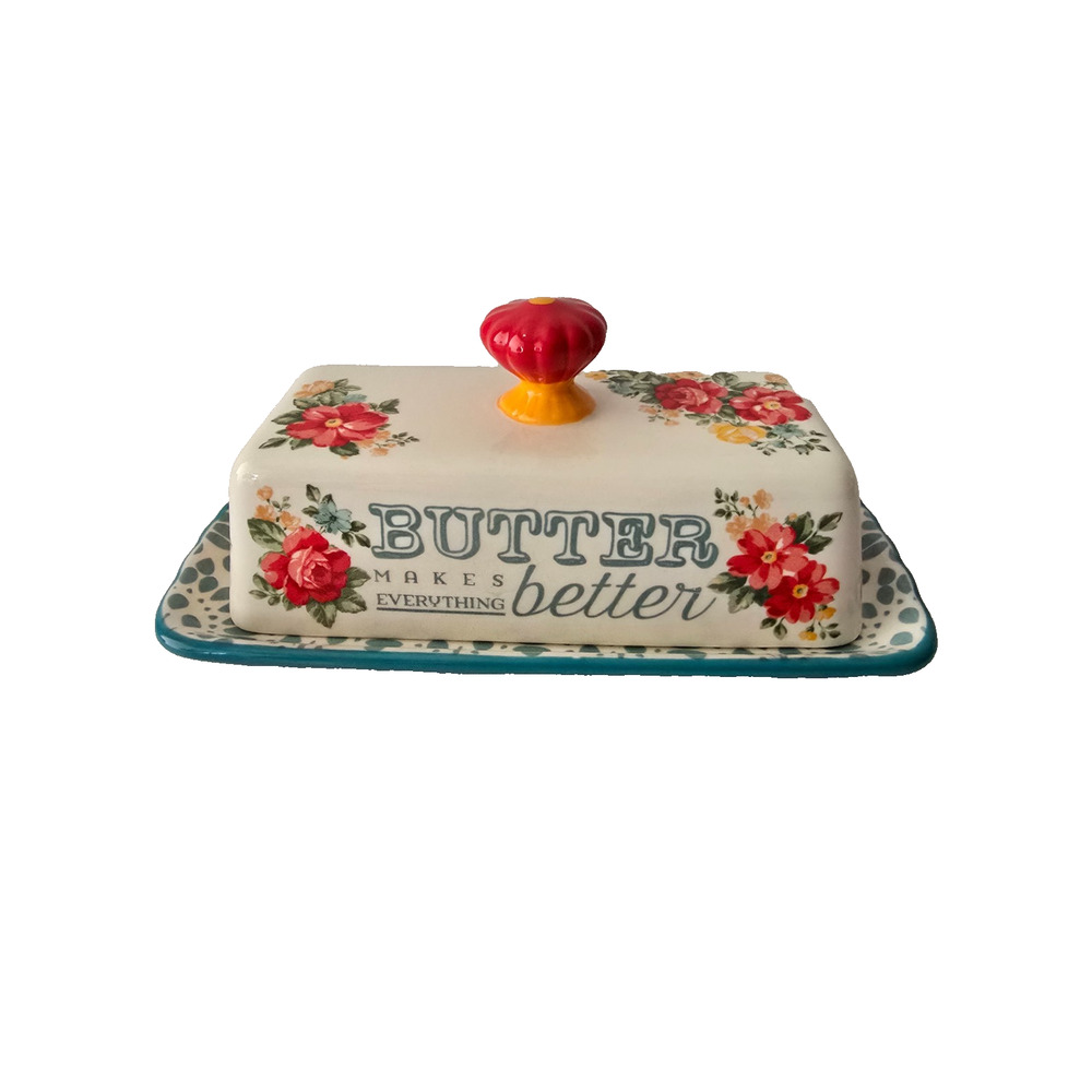 The Pioneer Women Butter Makes Everything Better Butter Dish